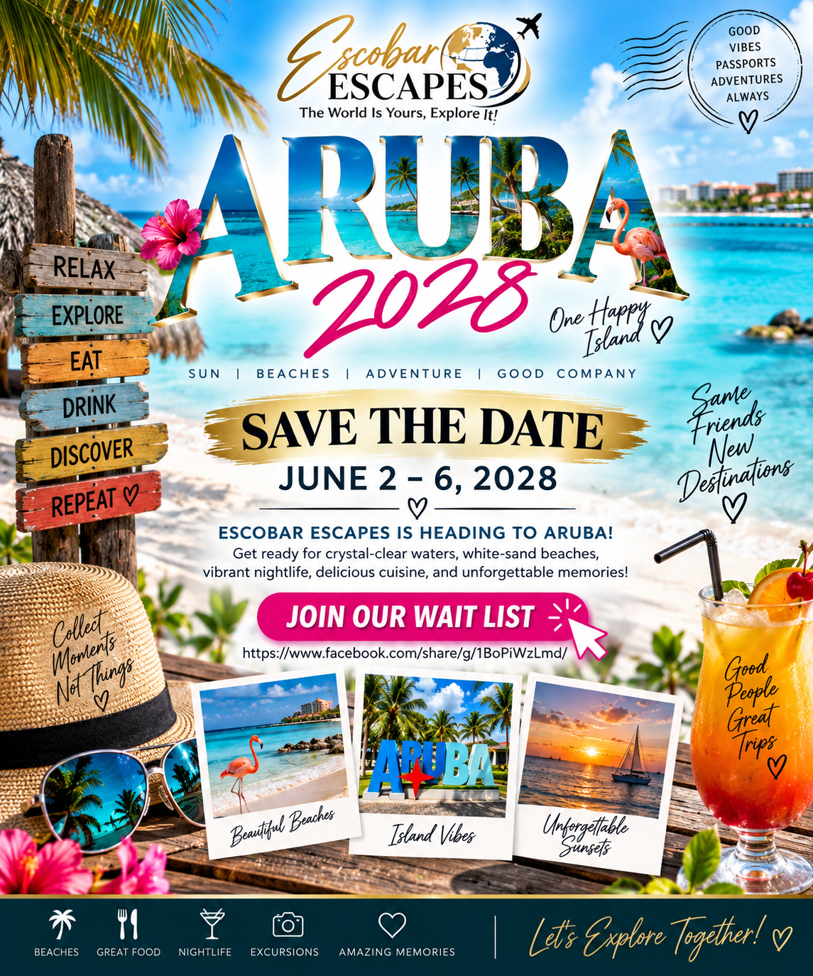 Aruba 2028: One Happy Island Awaits!